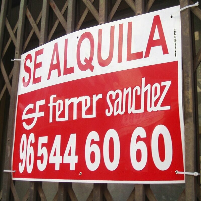 70x50 cm. 100 ud.  Cartel PVC