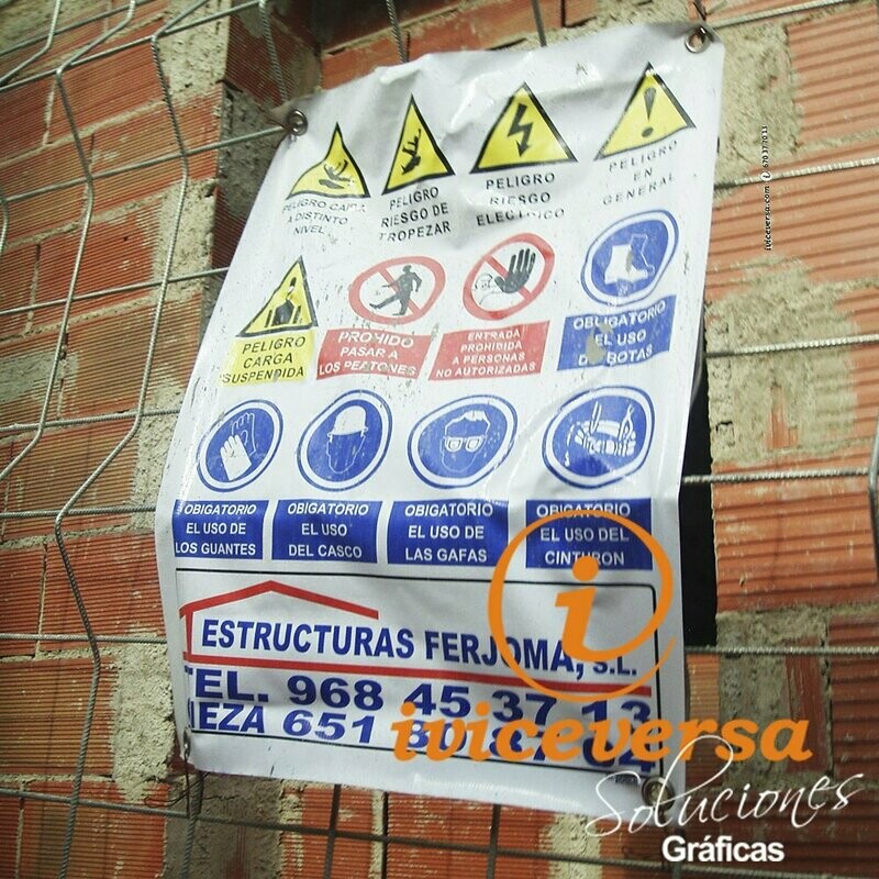 100x70 cm.  150 ud.  Cartel PVC