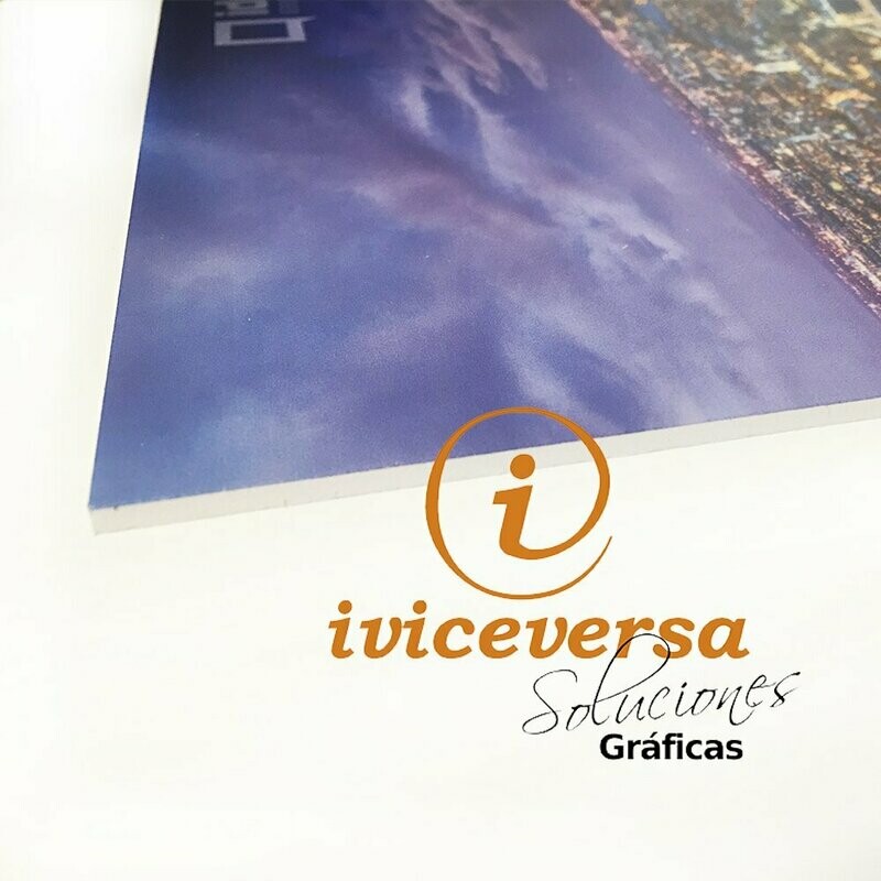 Cartel PVC Espumado 70x50 cm. 3 mm.
