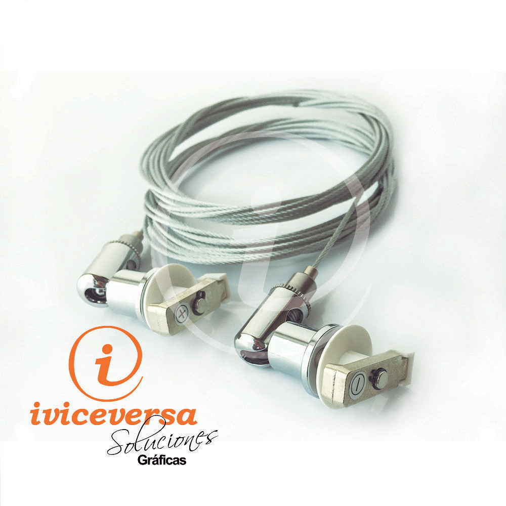 Kit cable suspensión giratorio Perfil Electrificado (Cable Kit)