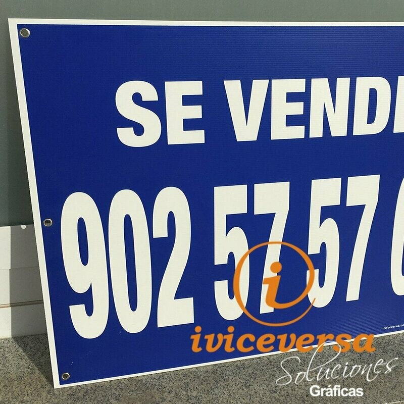 70x50 cm. 100 ud. Carteles Polipropileno