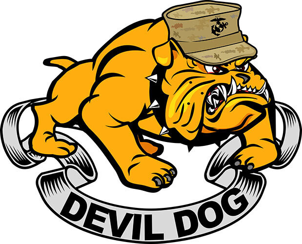 devildog Logo devil dog vector Zip file SVG, Eps, Png, Pdf, Jpeg, Jpg