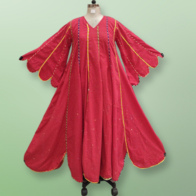 Plain Colour Crystal Meher 300 AED