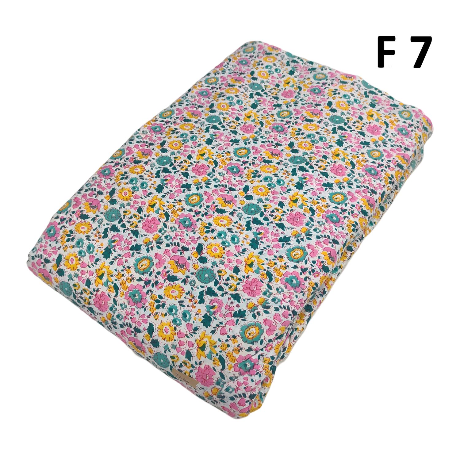 12 Yards Roll Cotton Hand Printed Fabric 07