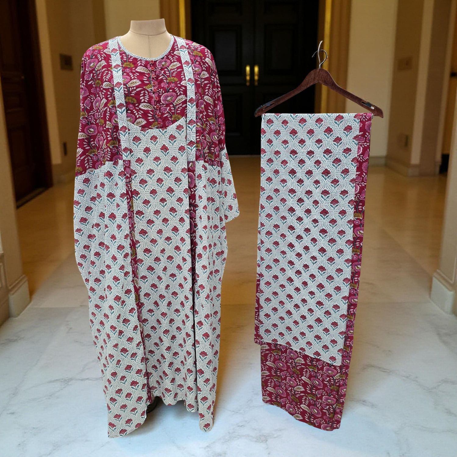 1 Dozen Cotton Jalabiya Dress ABAYA WITH SHEILA 03