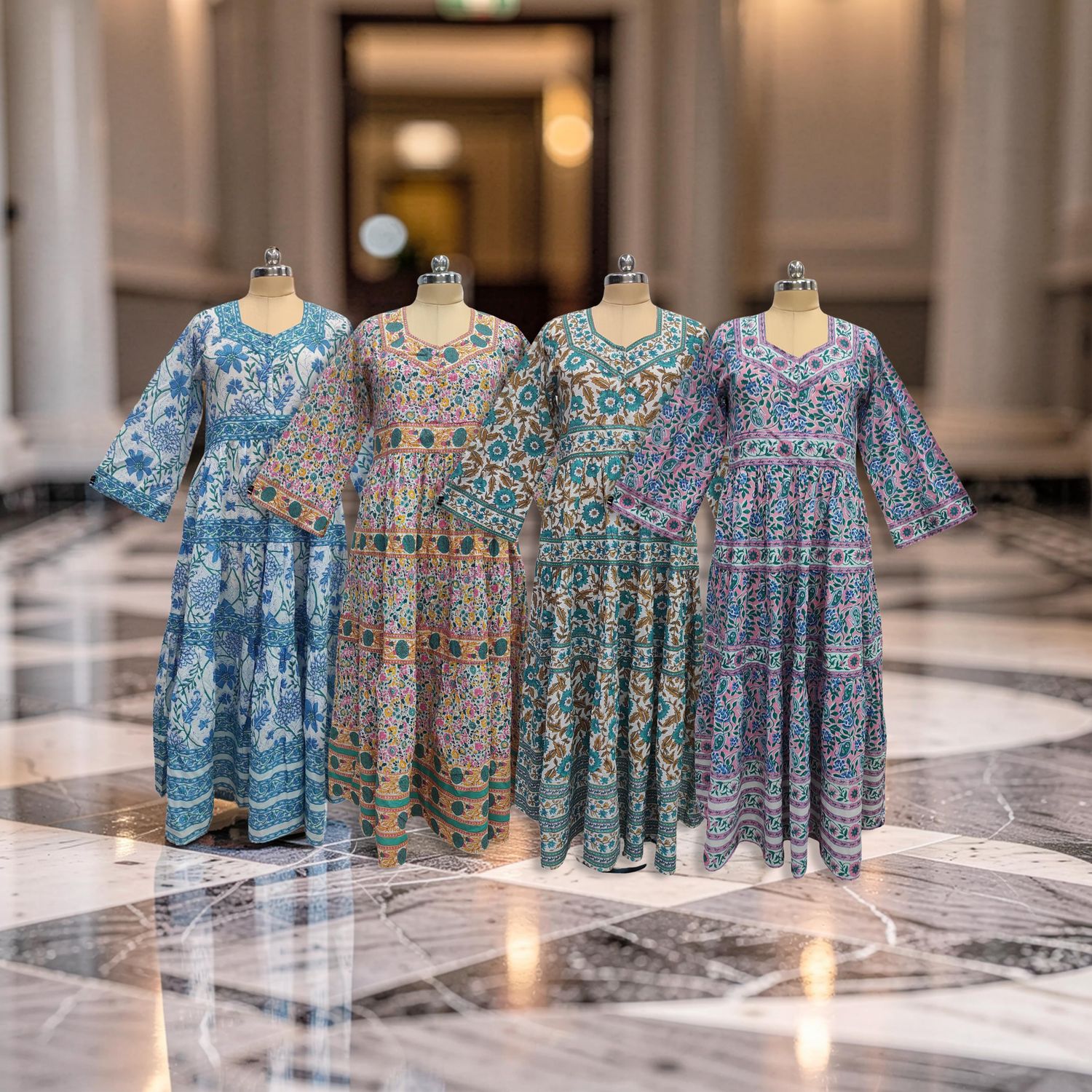 1 Dozen -12 Pcs Cotton Jalabiya Dress Huda 12