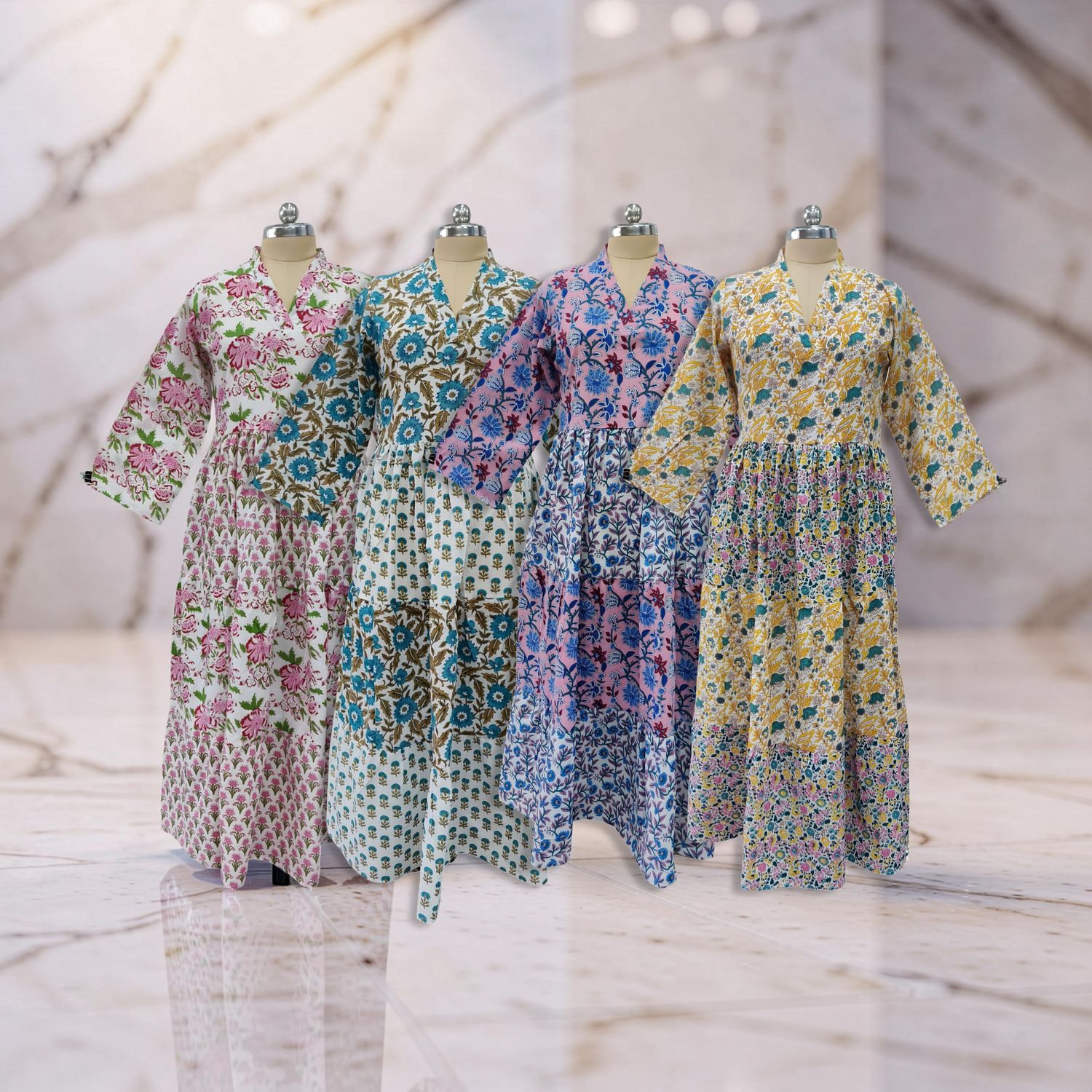 1 Dozen -12 Pcs Cotton Jalabiya Dress Maldives 17