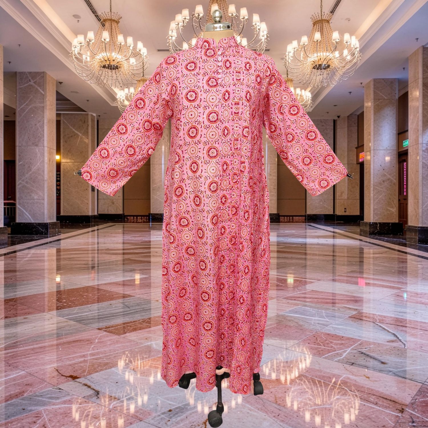 1 Dozen -12 Pcs Cotton Jalabiya Dress Shyla