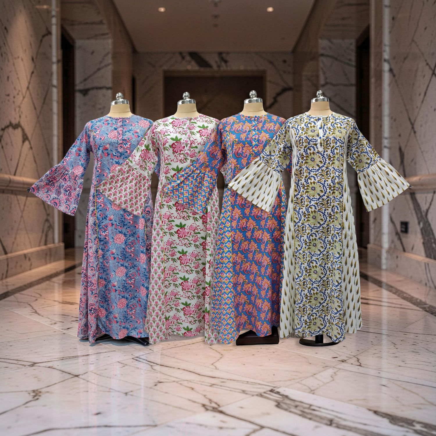 1 Dozen -12 Pcs Cotton Jalabiya Dress Marry 18