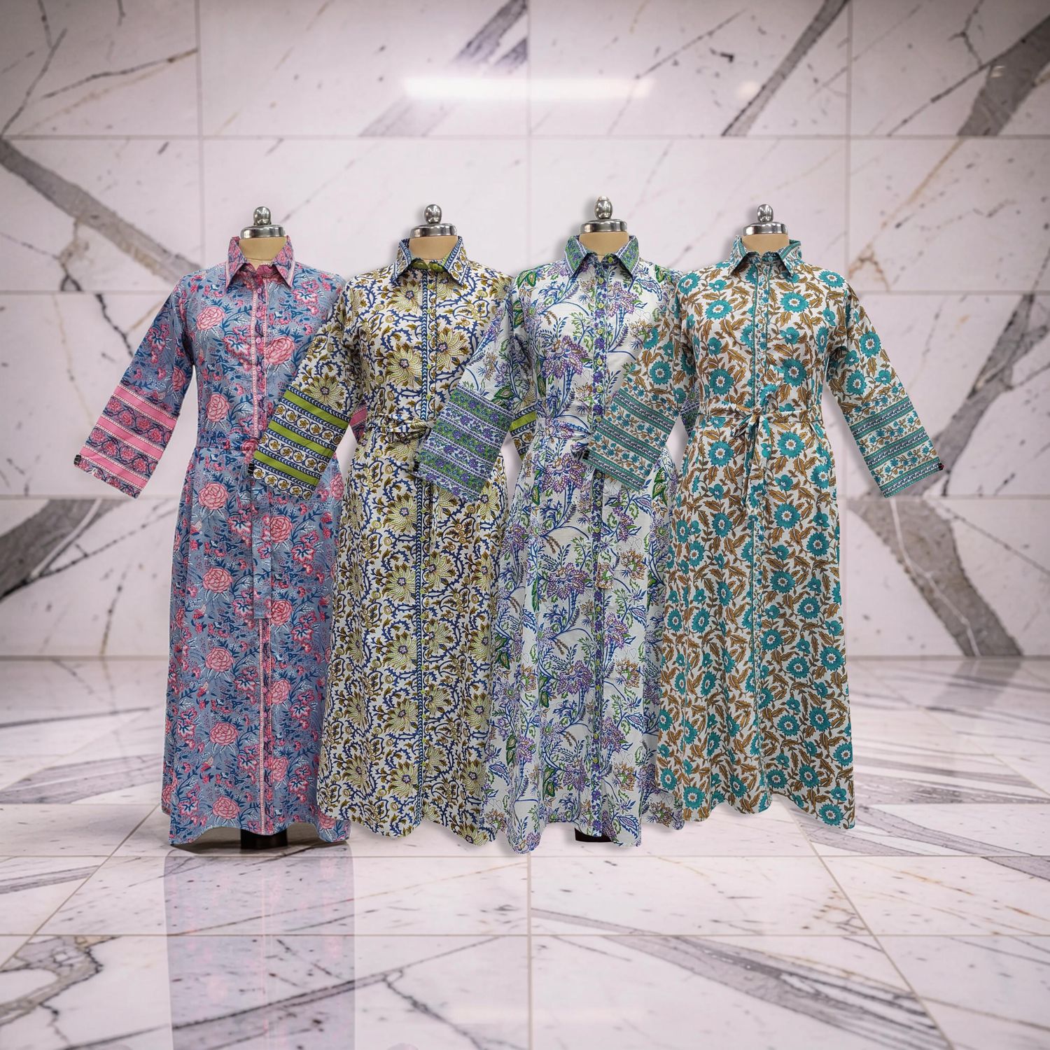 1 Dozen -12 Pcs Cotton Jalabiya Dress Tansy 26