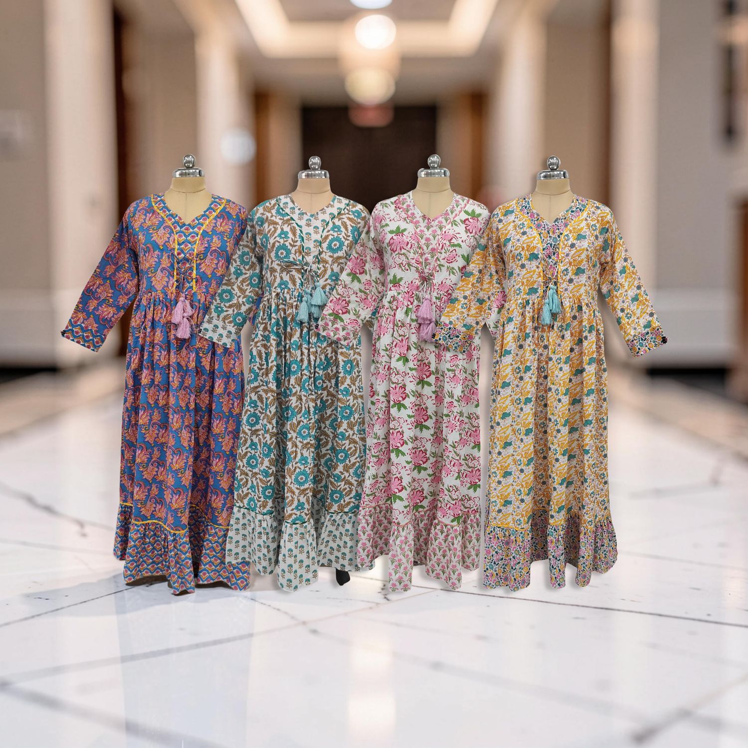 1 Dozen -12 Pcs Cotton Jalabiya Dress Zaria 29