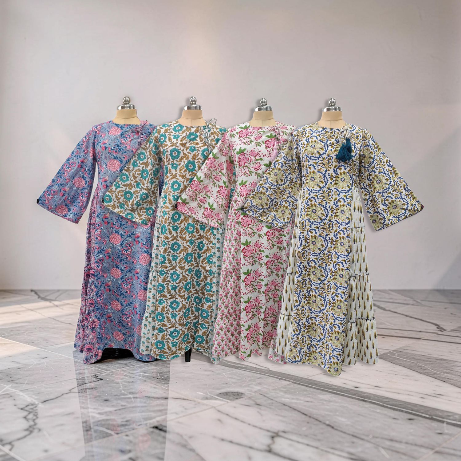 1 Dozen -12 Pcs Cotton Jalabiya Dress Cindrella 32