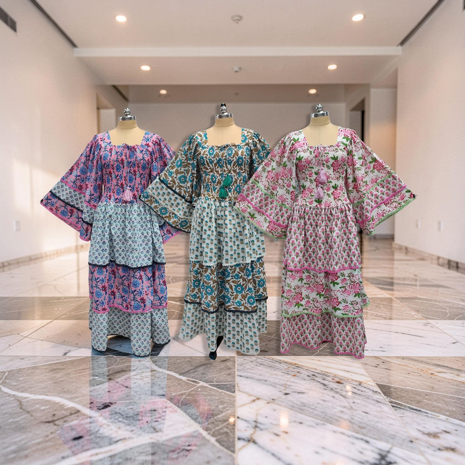 1 Dozen -12 Pcs Cotton Jalabiya Dress Rahima 36