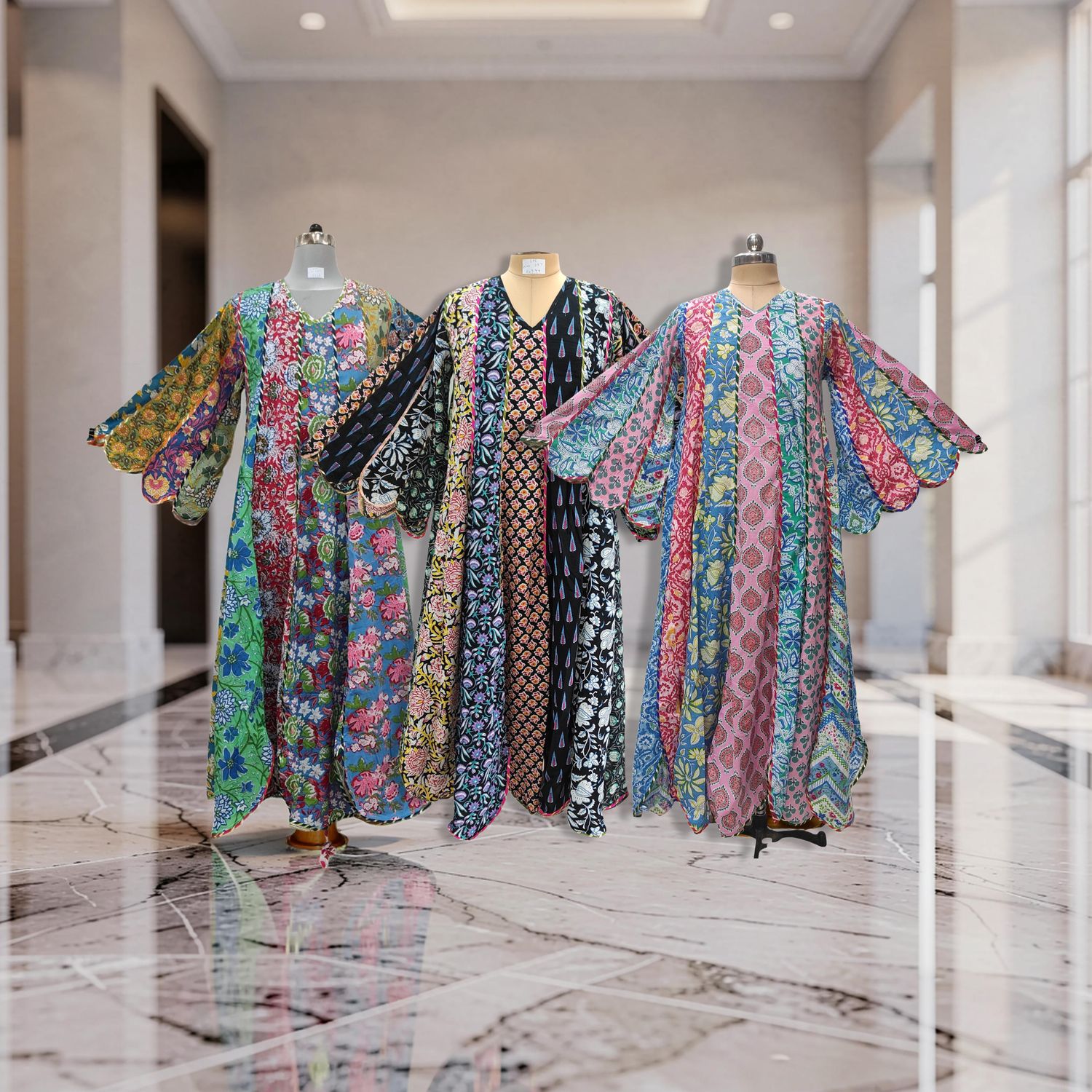 1 Dozen -12 Pcs Cotton Jalabiya Dress Meher 38