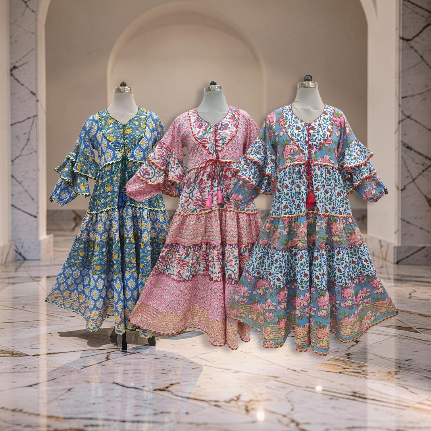 1 Dozen -12 Pcs Cotton Jalabiya Dress Adeeba 39