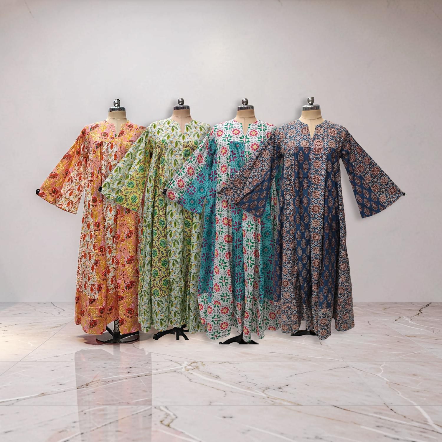 1 Dozen -12 Pcs Cotton Jalabiya Dress Zahia 41