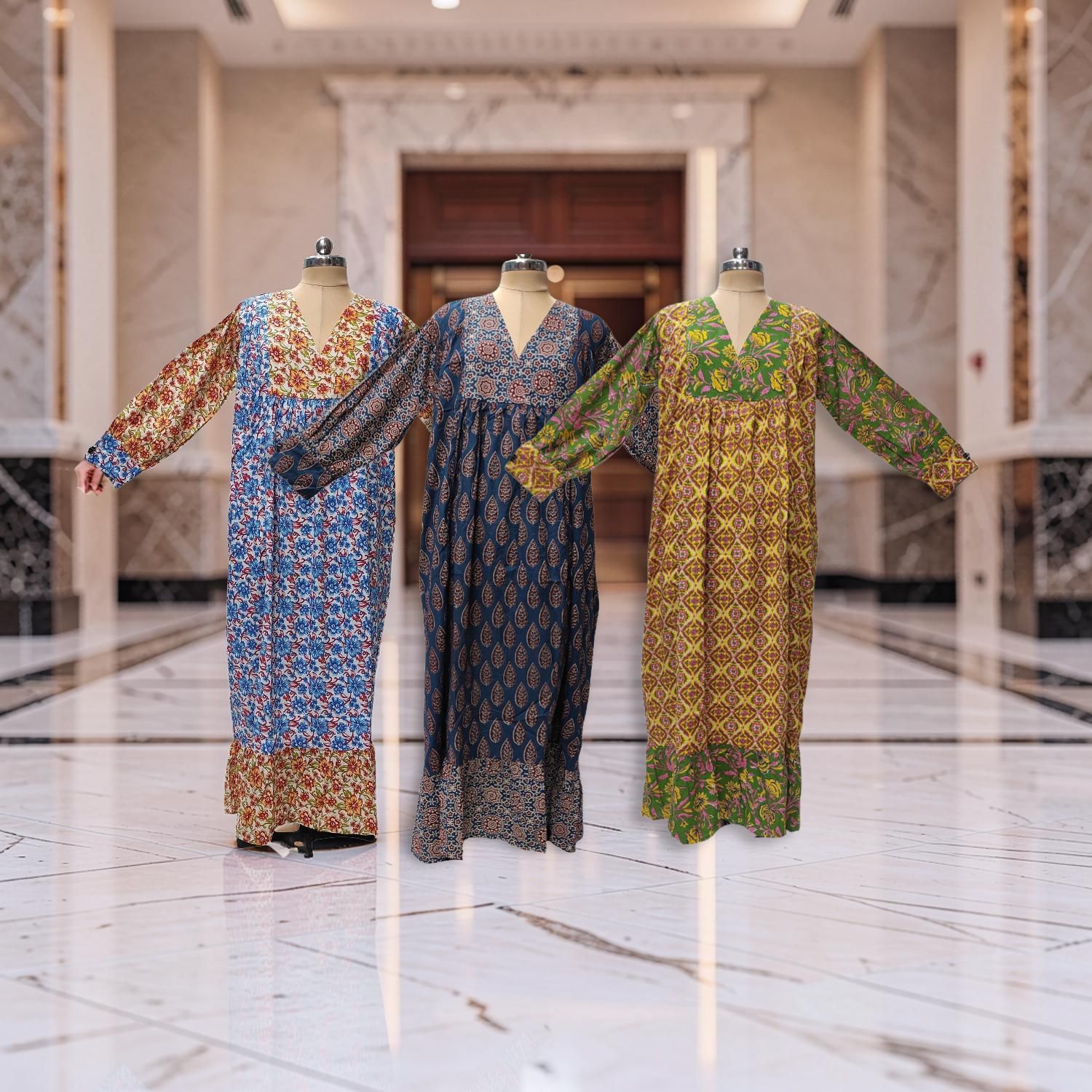 1 Dozen -12 Pcs Cotton Jalabiya Dress Yamana 45