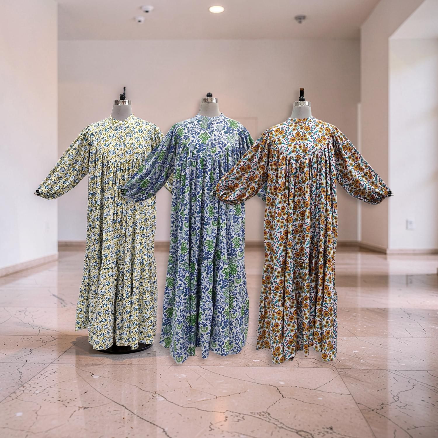 1 Dozen -12 Pcs Cotton Jalabiya Dress Alfia 43