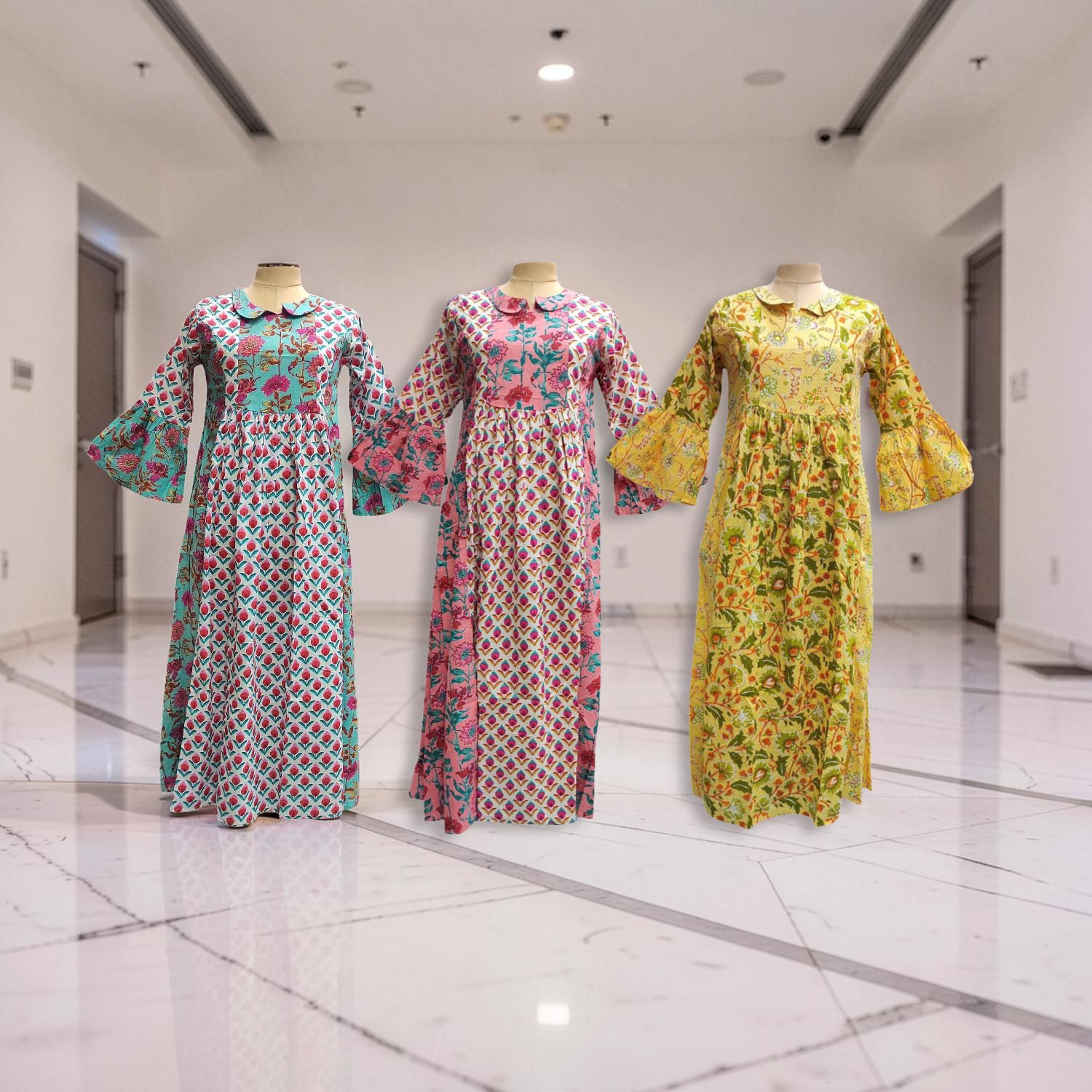 1 Dozen -12 Pcs Cotton Jalabiya Dress Husn 53