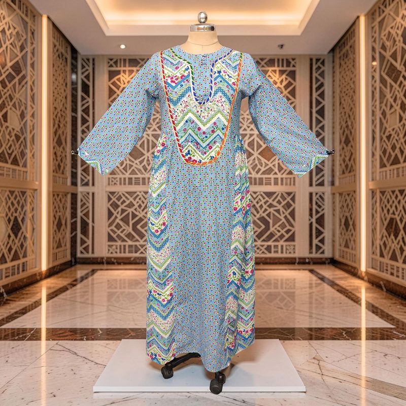 1 Dozen -12 Pcs Cotton Jalabiya Dress Suf
