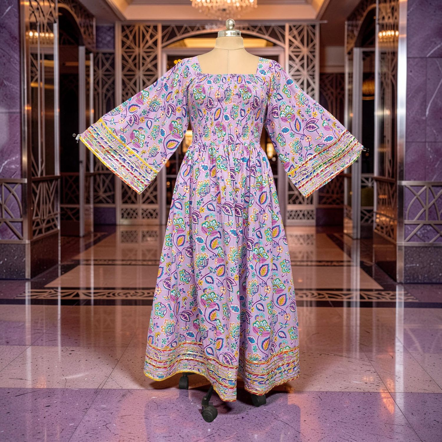 1 Dozen -12 Pcs Cotton Jalabiya Dress Elzina