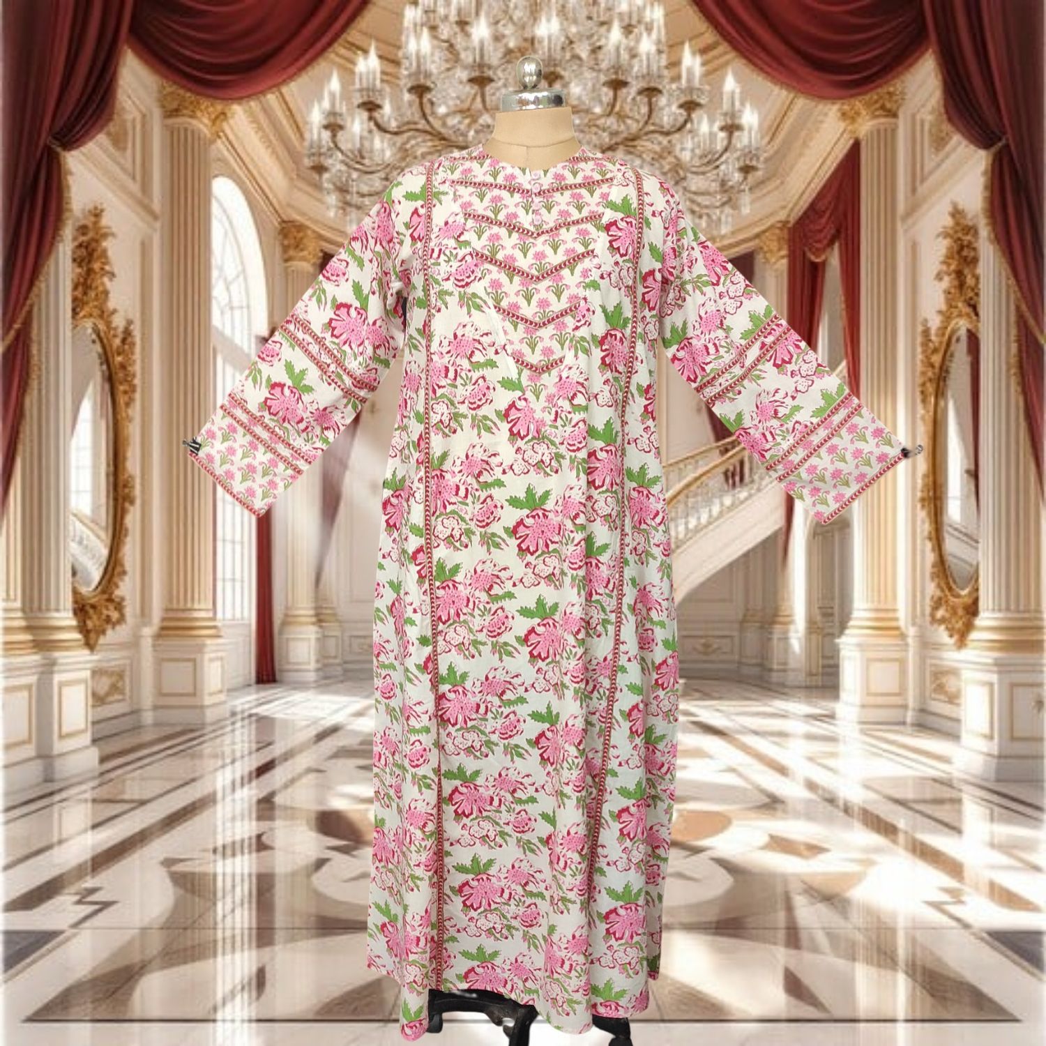 1 Dozen -12 Pcs Cotton Jalabiya Dress Badriya