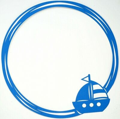 Sail Boat: Circle Frame