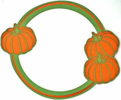 Pumpkin Circle Frame