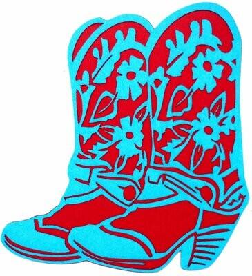 Cowgirl Boots with Flowers
