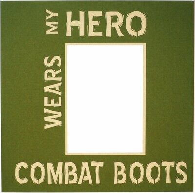 My Hero Wears Combat Boots Layered