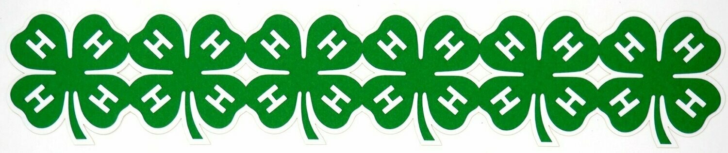 4-H Clover (with Shadow Border)