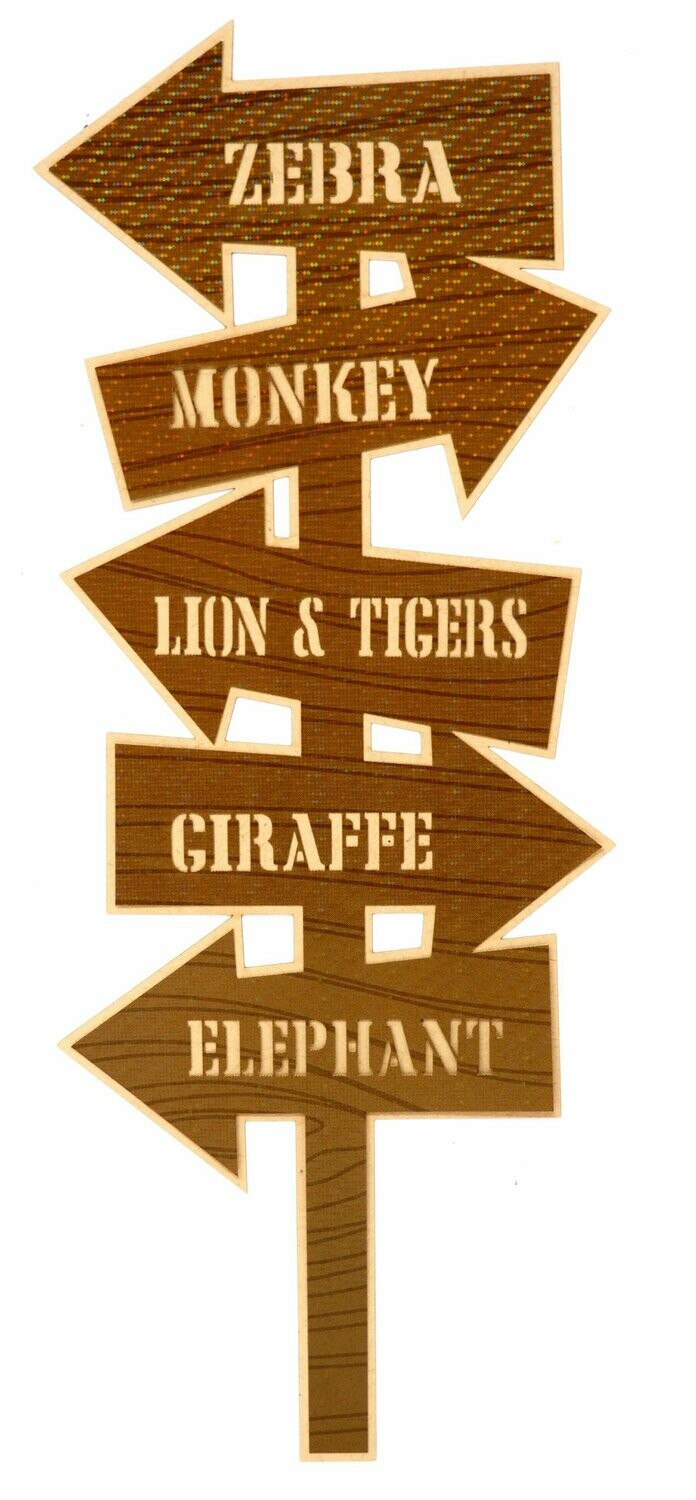 Zoo Sign Directions