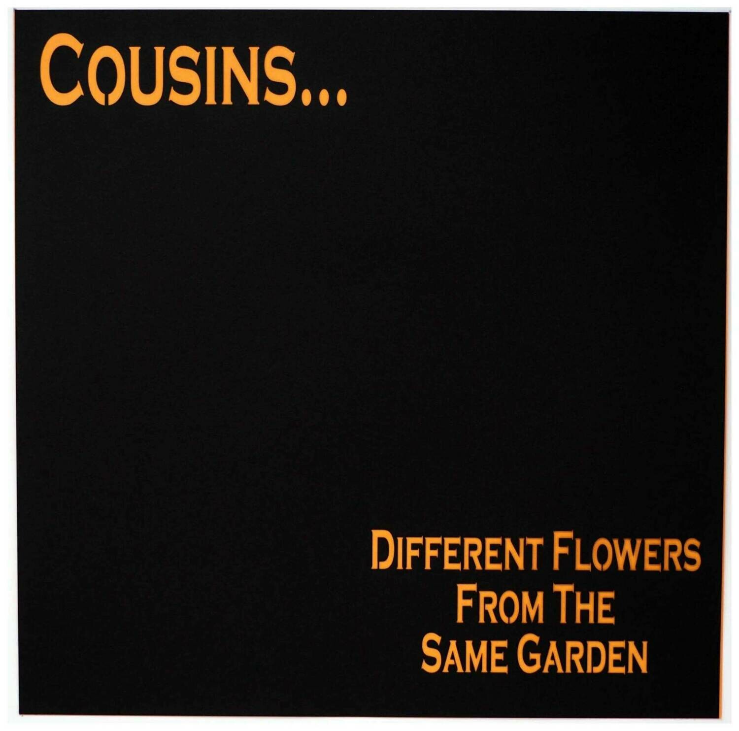 Cousins Different Flowers from the Same Garden