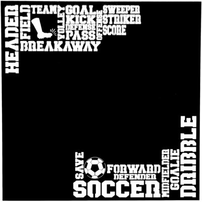 Soccer Word Art