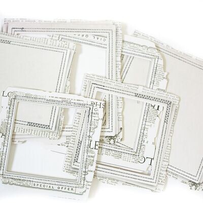 Vintage Artistry Essentials - Square Stitched Frames