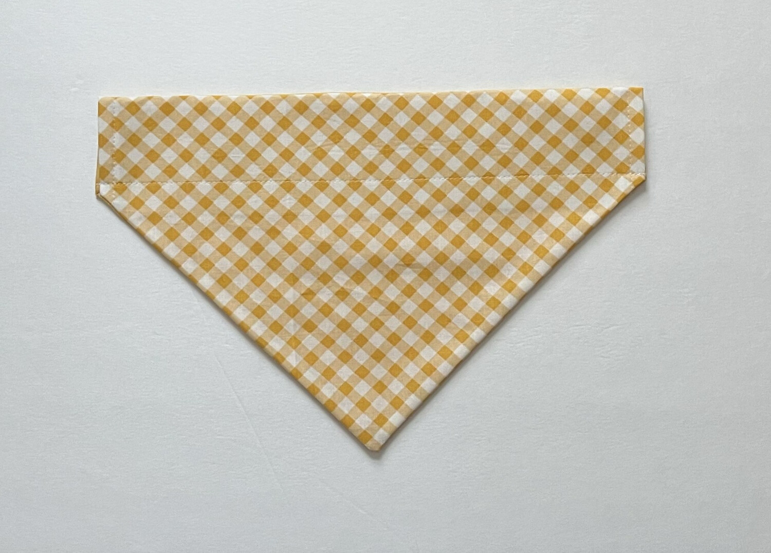 yellow plaid spring bandana
