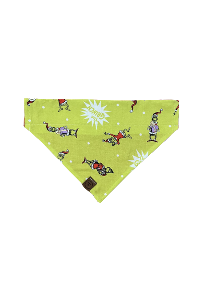 Green Grinch bandana