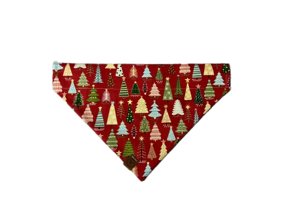 Red Christmas trees bandana