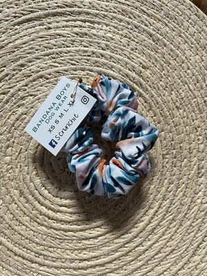 Watercolor Scrunchie