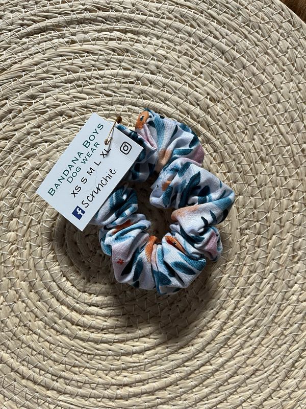 Watercolor Scrunchie
