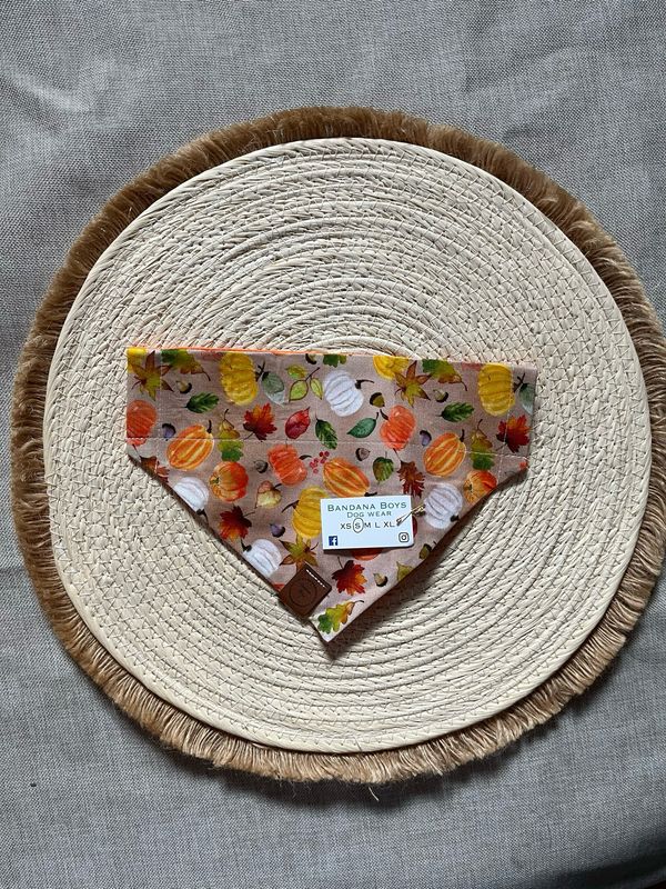 Pumpkin Fall Scene bandana