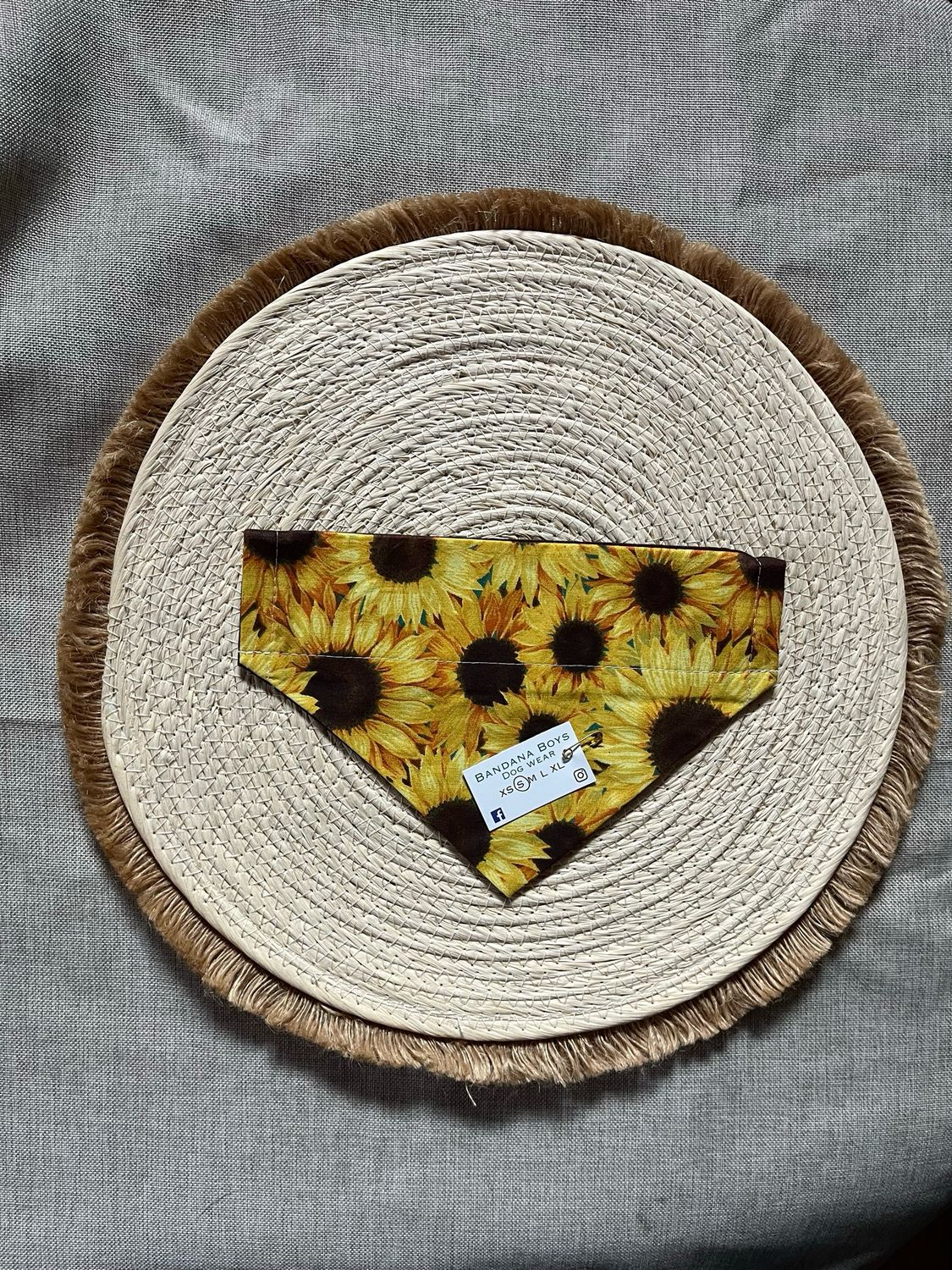 Sunflower bandana