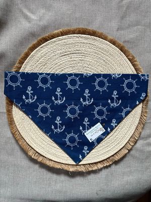 Navy Anchors bandana