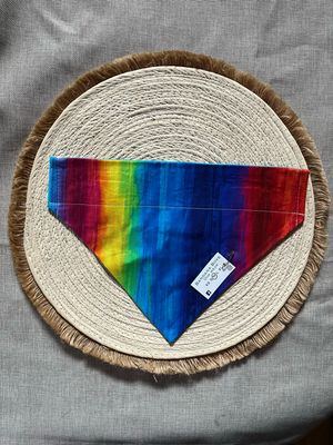 Rainbow Watercolour bandana