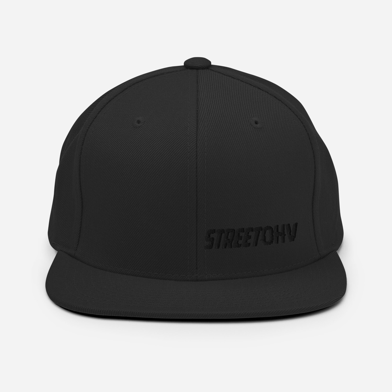 Snapback Hat, Color: Black