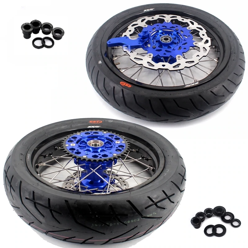 KKE SuperMoto Conversion Wheel/Tire Set Yamaha