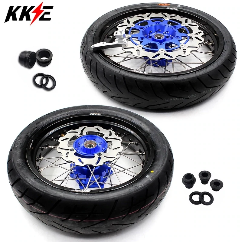 KKE SuperMoto Conversion Wheel/Tire Set Suzuki DR