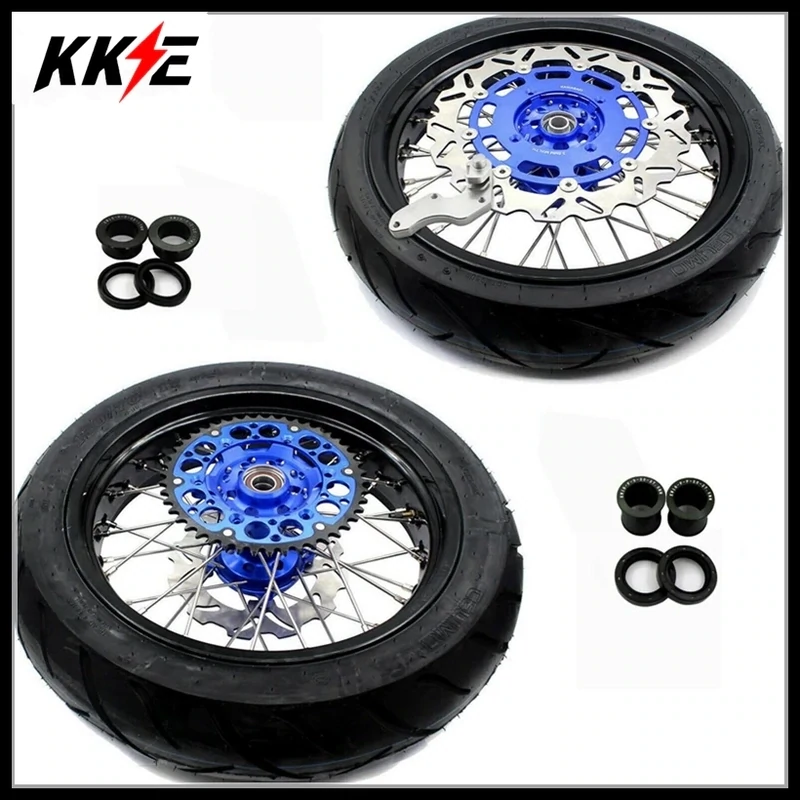 KKE SuperMoto Conversion Wheel/Tire Set for Kawasaki