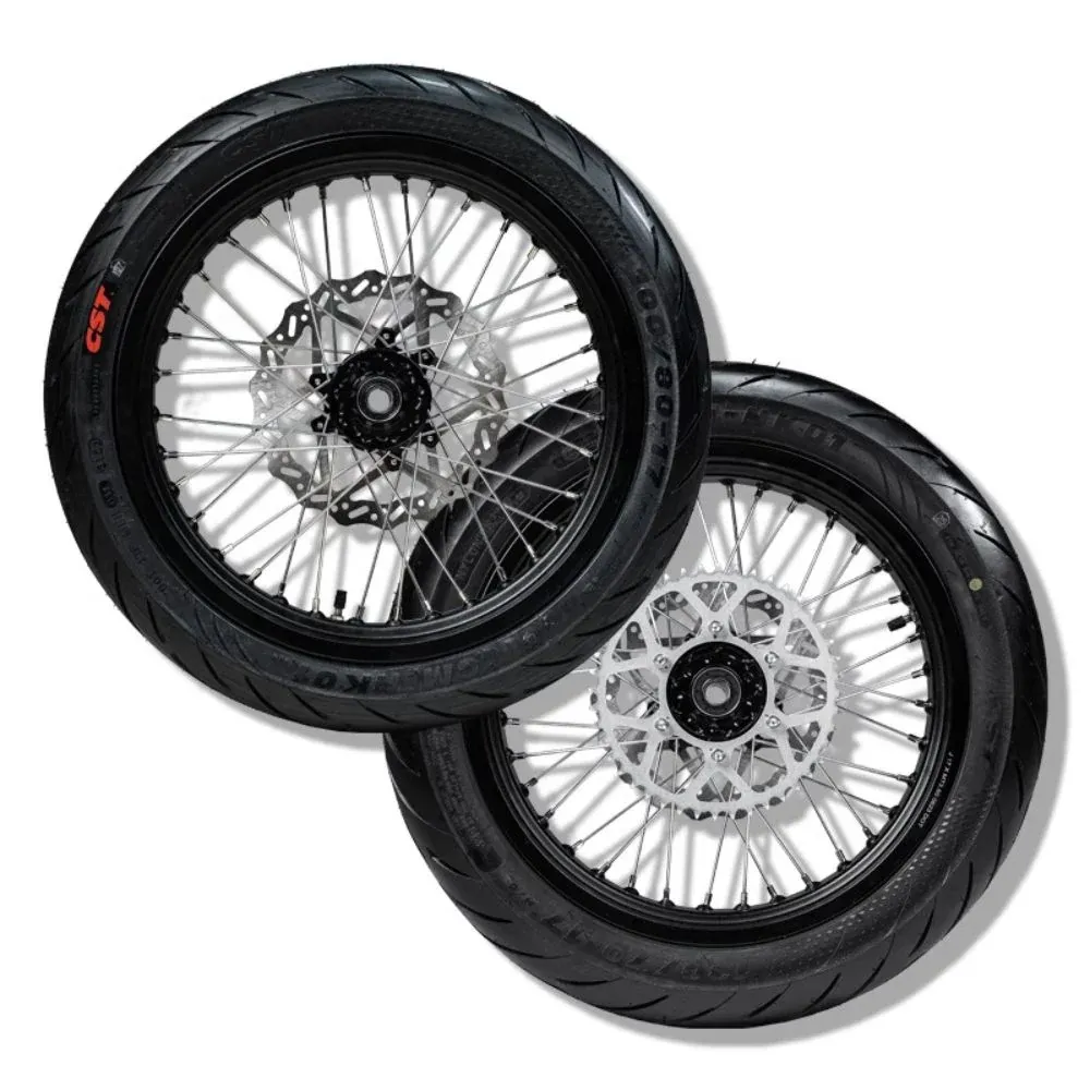 Surron Ultra Bee SuperMoto Wheel/Tire Set