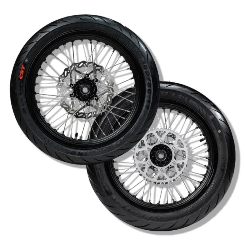 Surron Ultra Bee SuperMoto Wheel/Tire Set